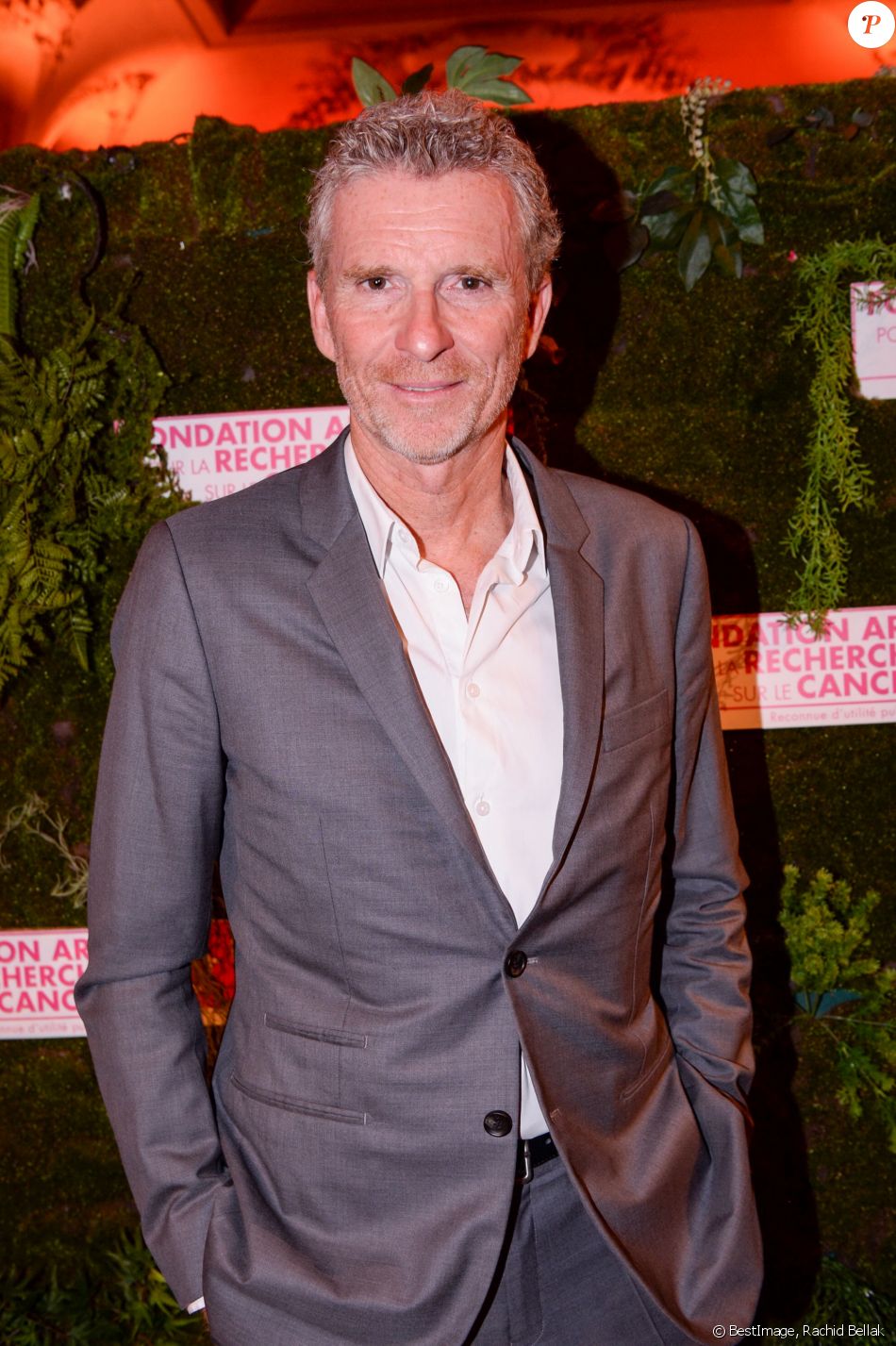 Exclusif - Denis Brogniart - Dîner de la Fondation ARC au Pavillon Cambon-Capucines à Paris, le 7 octobre 2019. © Rachid Bellak / Bestimage