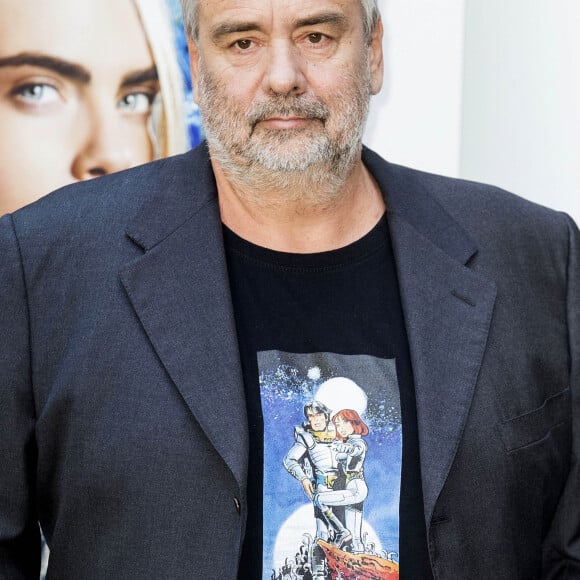 Luc Besson sur le photocall de son film "Valérian et la Cité des mille planètes" à Rome en Italie le 13 septembre 2017.