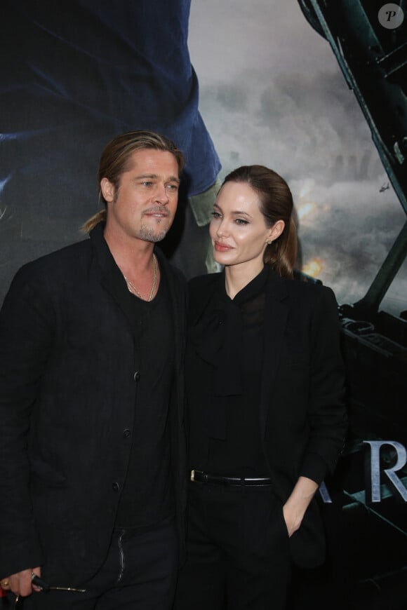 Brad Pitt et Angelina Jolie le 3 Juin 2014 à Paris. 