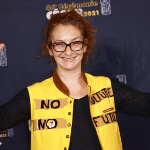 Corinne Masiero lors du photocall lors de la 46ème cérémonie des César à l'Olympia à Paris, France.© Thomas Samson / Pool / Bestimage