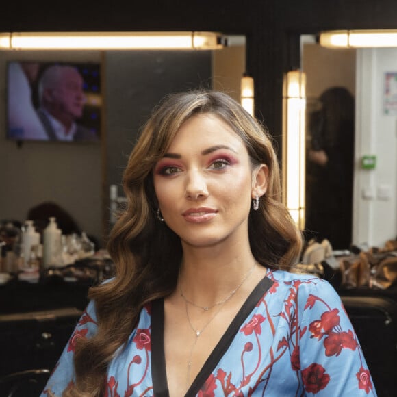 Delphine Wespiser - Enregistrement et backstage de l'émission "TPMP (Touche Pas à Mon Poste)", présentée par C.Hanouna et diffusée en direct le 26 janvier sur C8 © Jack Tribeca / Bestimage