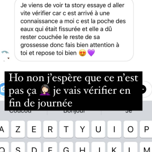 Julia Paredes dévoile des captures d'écran de messages qu'elle a reçus - le 19 mars 2021