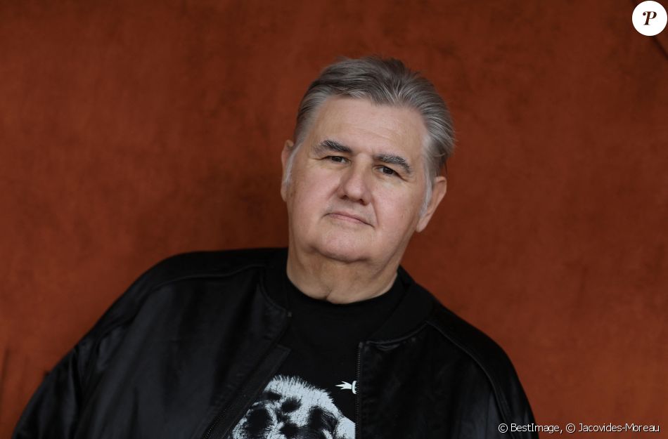 Pierre Ménès au village lors des internationaux de tennis de Roland Garros à Paris, France, le 31 mai 2019. © Jacovides-Moreau/Bestimage