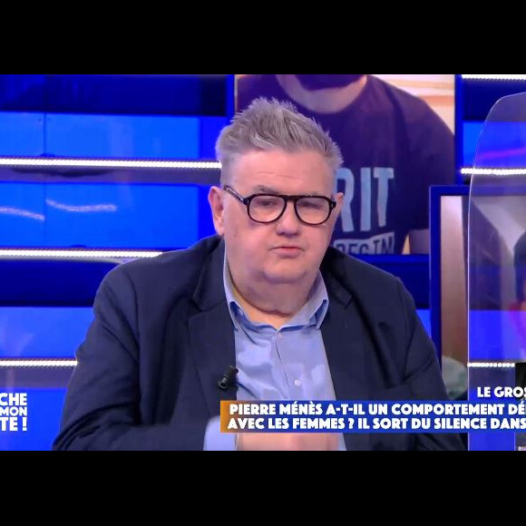 Pierre Ménès dans "Touche pas à mon poste" le 22 mars 2021 sur C8