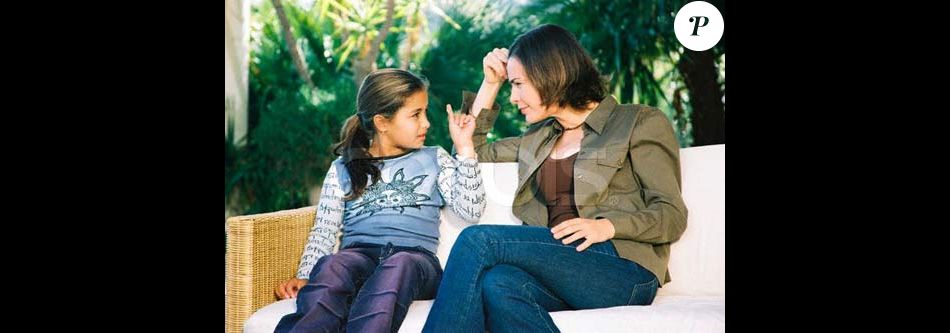 Delfine Rouffignac et Bénédicte Delmas dans la série "Sous le soleil".