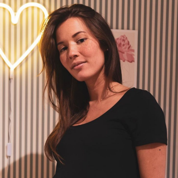 Emilie Broussouloux a acceueilli son deuxième enfant, Noé, avec son mari Thomas Hollande, le 21 janvier 2021 - Instagram