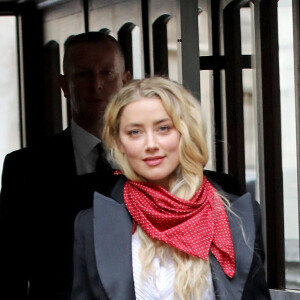 Johnny Depp et Amber Heard à la cour de justice à Londres dans le cadre du procès contre le journal The Sun le 14 juillet 2020.