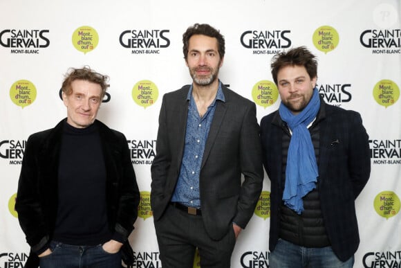 Thierry Frémont, Ben et Arthur Jugnot - Les stars du rire participent au 37e Festival Mont-Blanc d'Humour à Saint-Gervais. Le 21 mars 2021.