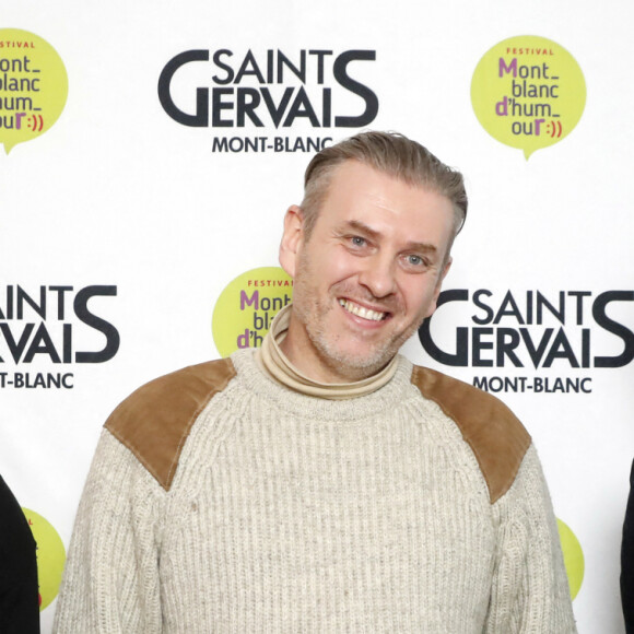 Stomy Bugsy, David Desclos, Arthur Jugnot - Les stars du rire participent au 37e Festival Mont-Blanc d'Humour à Saint-Gervais. Le 21 mars 2021.