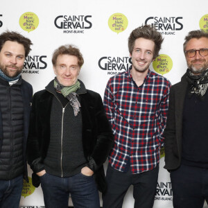 Arthur Jugnot, Thierry Frémont, Gus et Alexandre Brasseur - Les stars du rire participent au 37e Festival Mont-Blanc d'Humour à Saint-Gervais. Le 21 mars 2021.