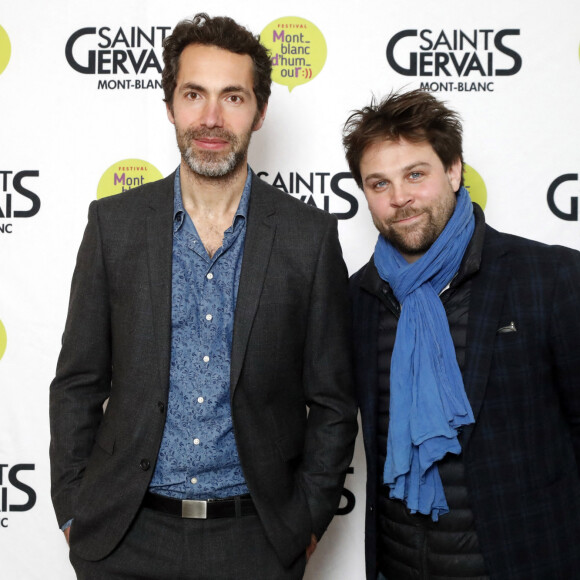 Ben et Arthur Jugnot - Les stars du rire participent au 37e Festival Mont-Blanc d'Humour à Saint-Gervais. Le 21 mars 2021.