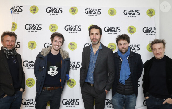 Alexandre Brasseur, Gus, Ben, Arthur Jugnot, Thierry Frémont - Les stars du rire participent au 37e Festival Mont-Blanc d'Humour à Saint-Gervais. Le 21 mars 2021.