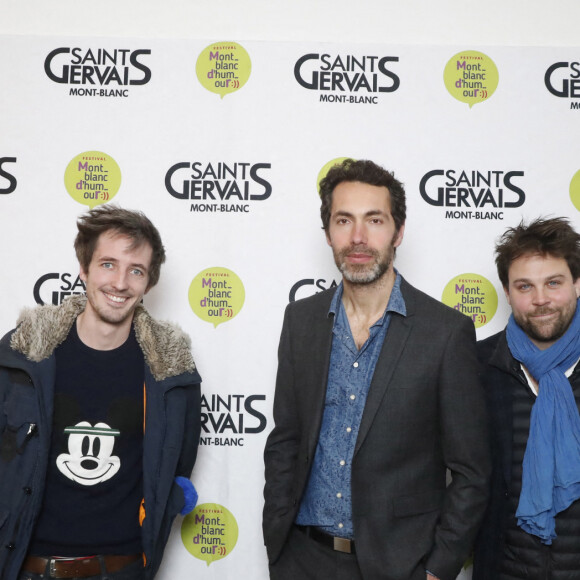 Alexandre Brasseur, Gus, Ben, Arthur Jugnot, Thierry Frémont - Les stars du rire participent au 37e Festival Mont-Blanc d'Humour à Saint-Gervais. Le 21 mars 2021.