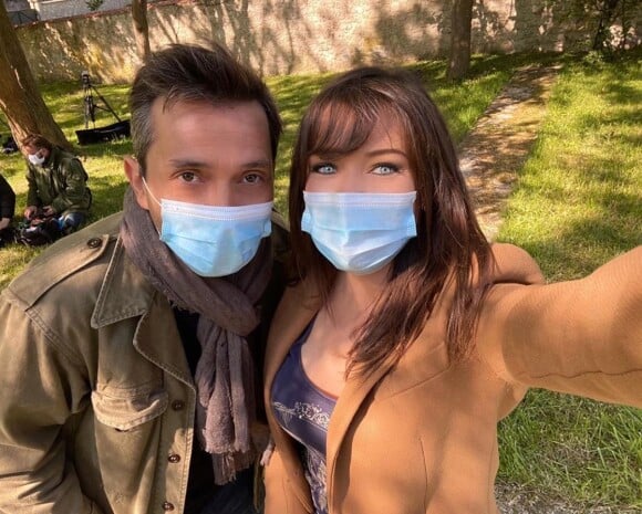 Elsa Esnoult et Sébastien Roch sur Instagram. Le 14 mai 2020.
