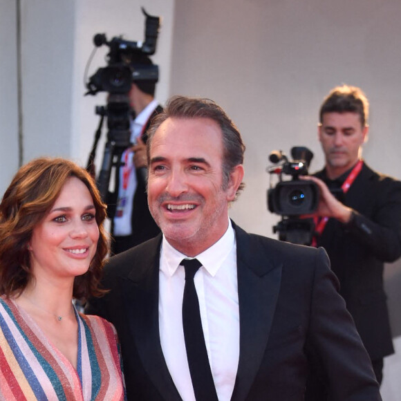 Nathalie Péchalat et son mari Jean Dujardin - Red carpet du film "J'accuse" lors du 76ème Festival du Film de Venise, la Mostra à Venise en Italie le 30 Août 2019.