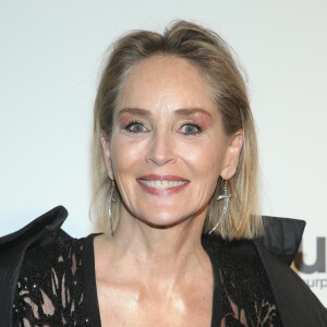 Sharon Stone - People à la 28ème soirée annuelle "Elton John Academy Awards Viewing Party" après la cérémonie des Oscars à West Hollywood, Los Angeles, le 9 février 2020.