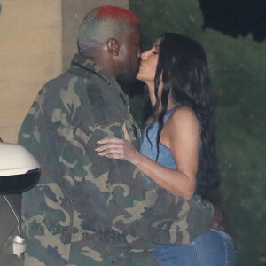 Kim Kardashian et Kanye West à Malibu en février 2019.