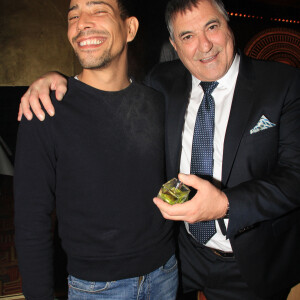 Steevy Boulay, Jean-Marie Bigard - Soirée de lancement du parfum "L'Ogre" et des vins de J.M Bigard au Manko à Paris, le 28 octobre 2019. © Philippe Baldini/Bestimage