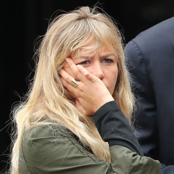 Enora Malagré - Hommage à Guy Bedos en l'église de Saint-Germain-des-Prés à Paris le 4 juin 2020.