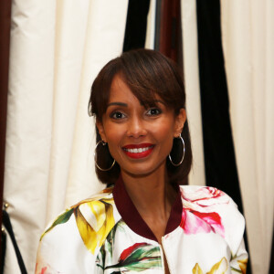 Sonia Rolland (Miss France 2000) lors du lancement du livre "Noire n'est pas mon métier" de A.Maïga des éditions du Seuil dans les salons du restaurant Fouquet's à Paris, France, le 2 mai 2018. © Denis Guignebourg/Bestimage