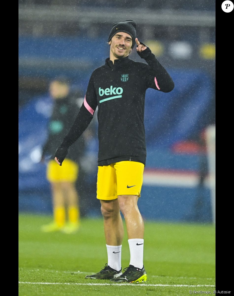 Antoine Griezmann (Barcelone) - Match de football en 1/8ème finale de ligue des champions (champions league) Paris Saint Germain (PSG) contre Barcelone au parc des Princes à Paris le 10 mars 2021. © JB Autissier / Panoramic / Bestimage
