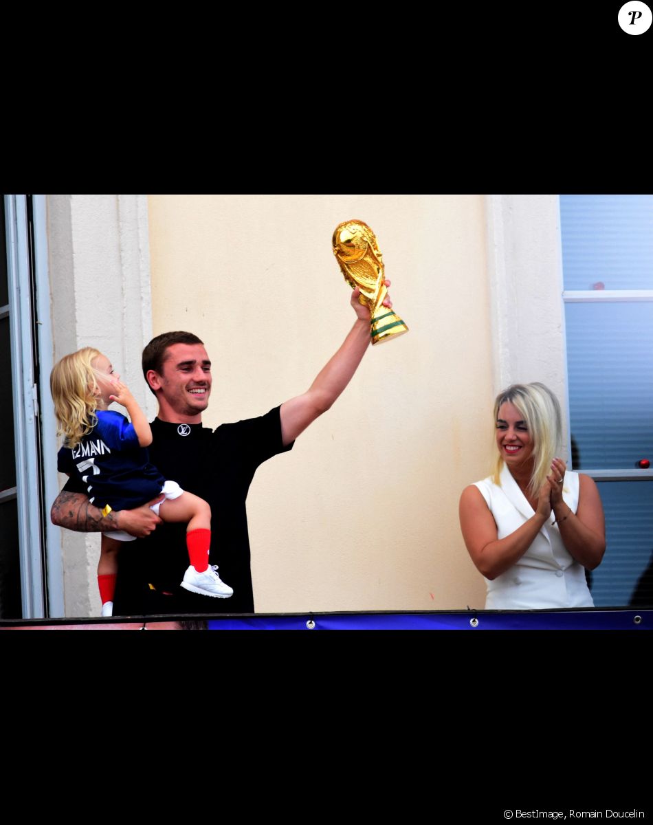 Antoine Griezmann venu remercier les supporters de sa ville natale de Mâcon, suite à la victoire de la coupe du monde de football 2018 le 20 juiilet 2018 © Romain Doucelin / Bestimage