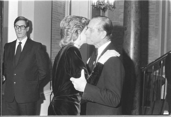 Diana et le prince Philip en 1986.