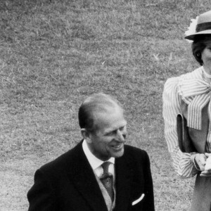 Le prince Philip et Diana à Ascot en 1981. 