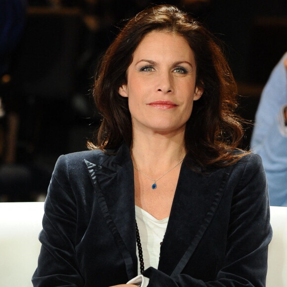 Astrid Veillon - Enregistrement de l'émission anniversaire des 40 ans des "Chiffres et des lettres" © Guillaume Gaffiot /Bestimage