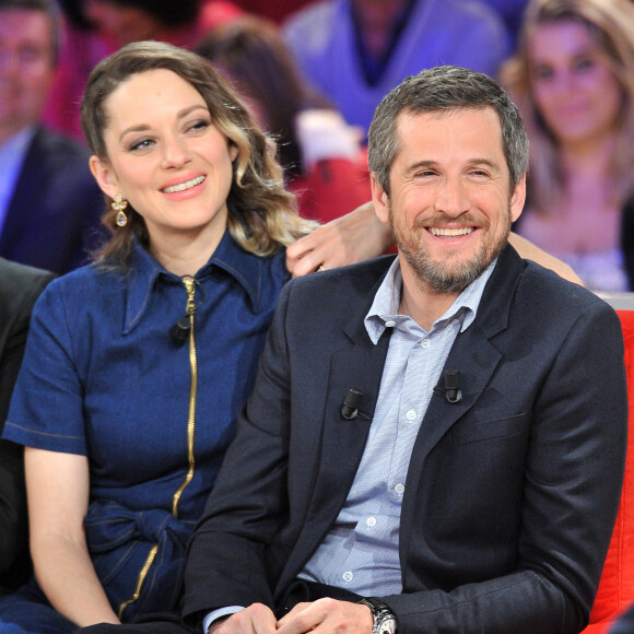 Exclusif - Marion Cotillard et Guillaume Canet - Enregistrement de l'émission "Vivement Dimanche prochain" présentée par M.Drucker et diffusée France 2. © Guillaume Gaffiot / Bestimage