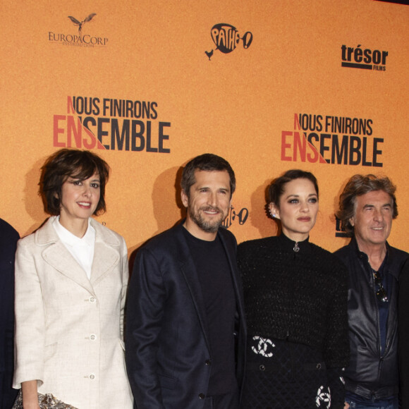 José Garcia, Gilles Lellouche, Laurent Lafitte, Valérie Bonneton, Guillaume Canet, Marion Cotillard, François Cluzet, Clémentine Baert, Pascale Arbillot et Benoit Magimel - Avant-première du film "Nous finirons ensemble" au Gaumont Opéra à Paris le 29 avril 2019. © Pierre Perusseau/Bestimage