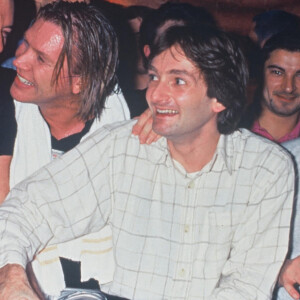 Patrick Juvet et Pierre Palmade à Paris, 1995.