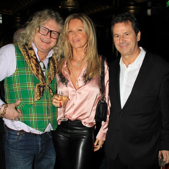 Exclusif - Pierre-Jean Chalençon, Vanita Rosa, Christophe Leroy lors de la soirée du premier anniversaire de la Conciergerie Castel by TAO à Paris le 12 novembre 2019. © Philippe Baldini / Bestimage