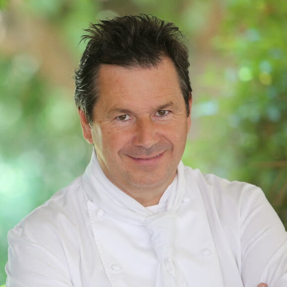Exclusif - Christophe Leroy, le chef du restaurant Les Moulins de Ramatuelle, est l'organisateur des célèbres soirées blanches à Saint-Tropez, le 13 mai 2015.