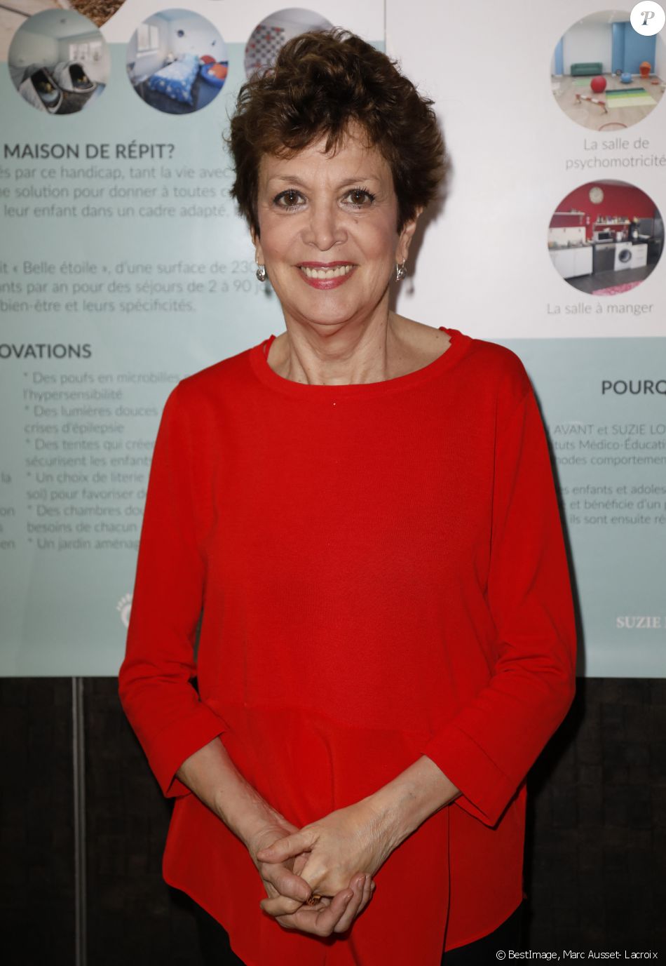 Exclusif - Catherine Laborde - Pour la 7ème année consécutive, l'association "Un Pas Vers la Vie" a organisé un dîner de charité en faveur de la recherche sur l'Autisme au Pavillon Vendôme à Paris le 22 mai 2017. © Marc Ausset- Lacroix / Bestimage