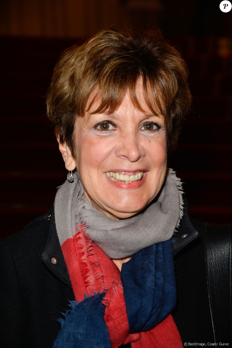 Catherine Laborde - Générale de la pièce "A droite, à gauche" au Théâtre des Variétés à Paris le 12 octobre 2016. © Coadic Guirec/Bestimage