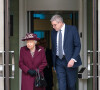 Elizabeth II et son nouveau Lord Chamberlain, l'ancien chef du MI5 Andrew Parker, le 25 février 2019.