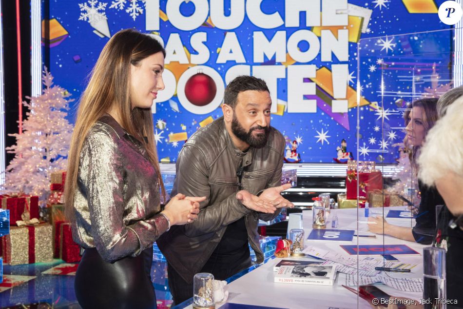 Exclusif - Delphine Wespiser, Cyril Hanouna, Tiffany Bonvoisin - Enregistrement de l'émission "Touche Pas à Mon Poste". Le 2 décembre 2020. © Jack Tribeca / Bestimage