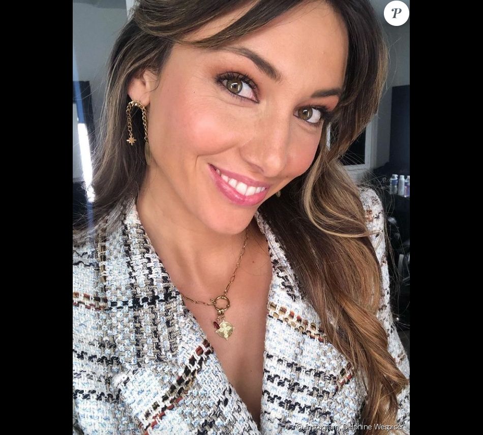 Delphine Wespiser sur Instagram. Le 14 avril 2021.