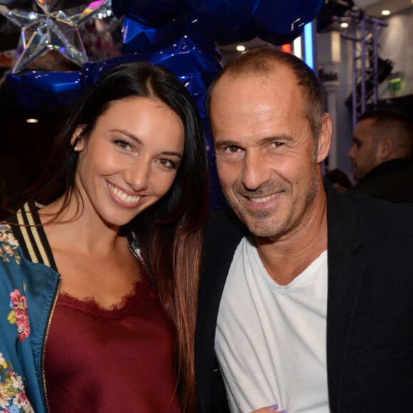 Delphine Wespiser et son compagnon Roger Erhart - 1er anniversaire de la collaboration entre Richard Orlinski et le parc Disneyland Paris. © Rachid Bellak/Bestimage