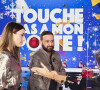 Exclusif - Delphine Wespiser, Cyril Hanouna - Enregistrement de l'émission "Touche Pas à Mon Poste" sur C8, le 2 décembre 2020. © Jack Tribeca / Bestimage