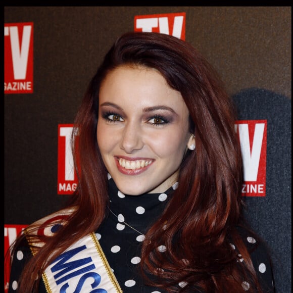 Delphine Wespiser - TV Magazine fête ses 25 ans au Plaza Athénée. Paris. Le 8 février 2012.