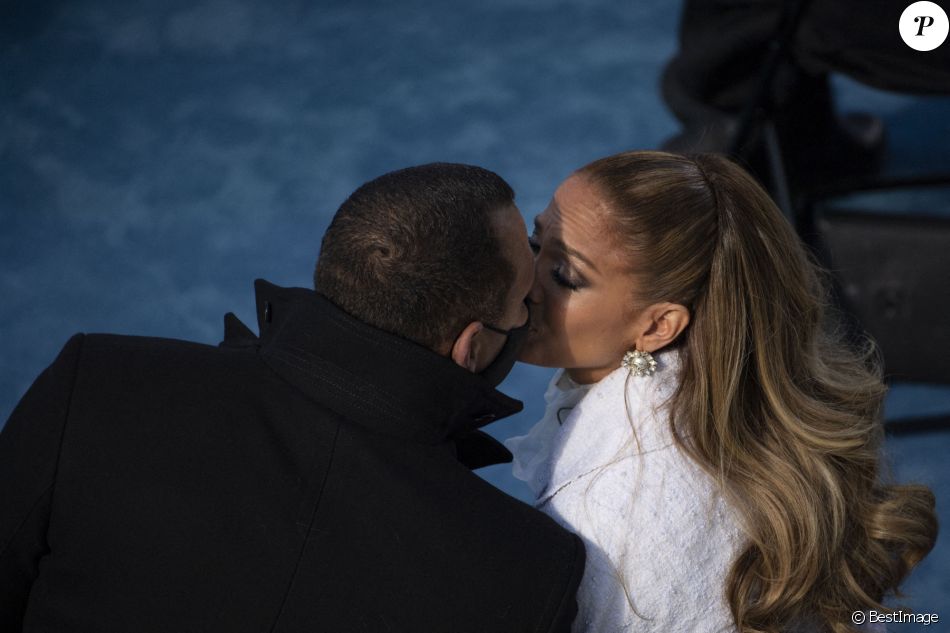 Jennifer Lopez et Alex Rodriguez lors de l'investiture du 46ème président des Etats-Unis, J.Biden, et de la vice-présidente K.Harris au Capitole à Washington. Le 20 janvier 2021 © Saul Loeb-CNP / Zuma Press / Bestimage