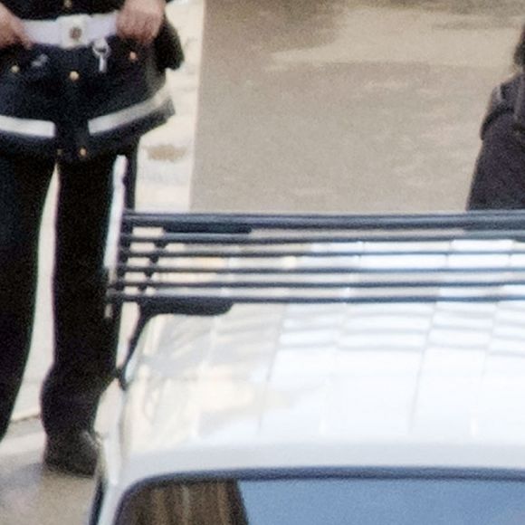 Al Pacino sur le tournage d'une scène du film "Gucci" à Rome, le 22 mars 2021.