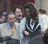 Al Pacino et Madalina Ghenea, dans les peaux d'Aldo Gucci et Sophia Loren, sur le tournage d'une scène du film "House of Gucci". Rome, le 22 mars 2021.