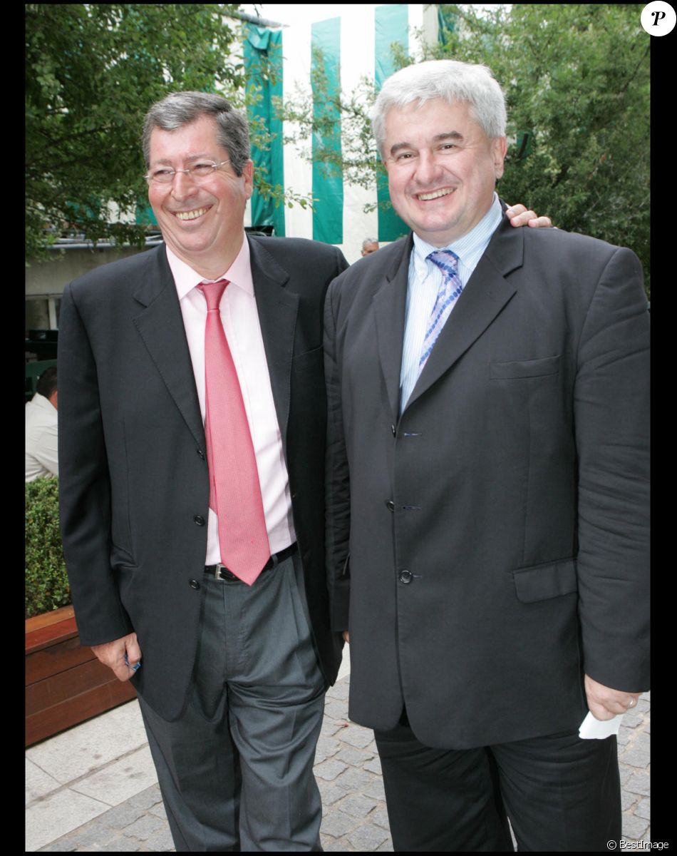 Patrick Balkany et Éric Raoult se retrouvent à Roland Garros.