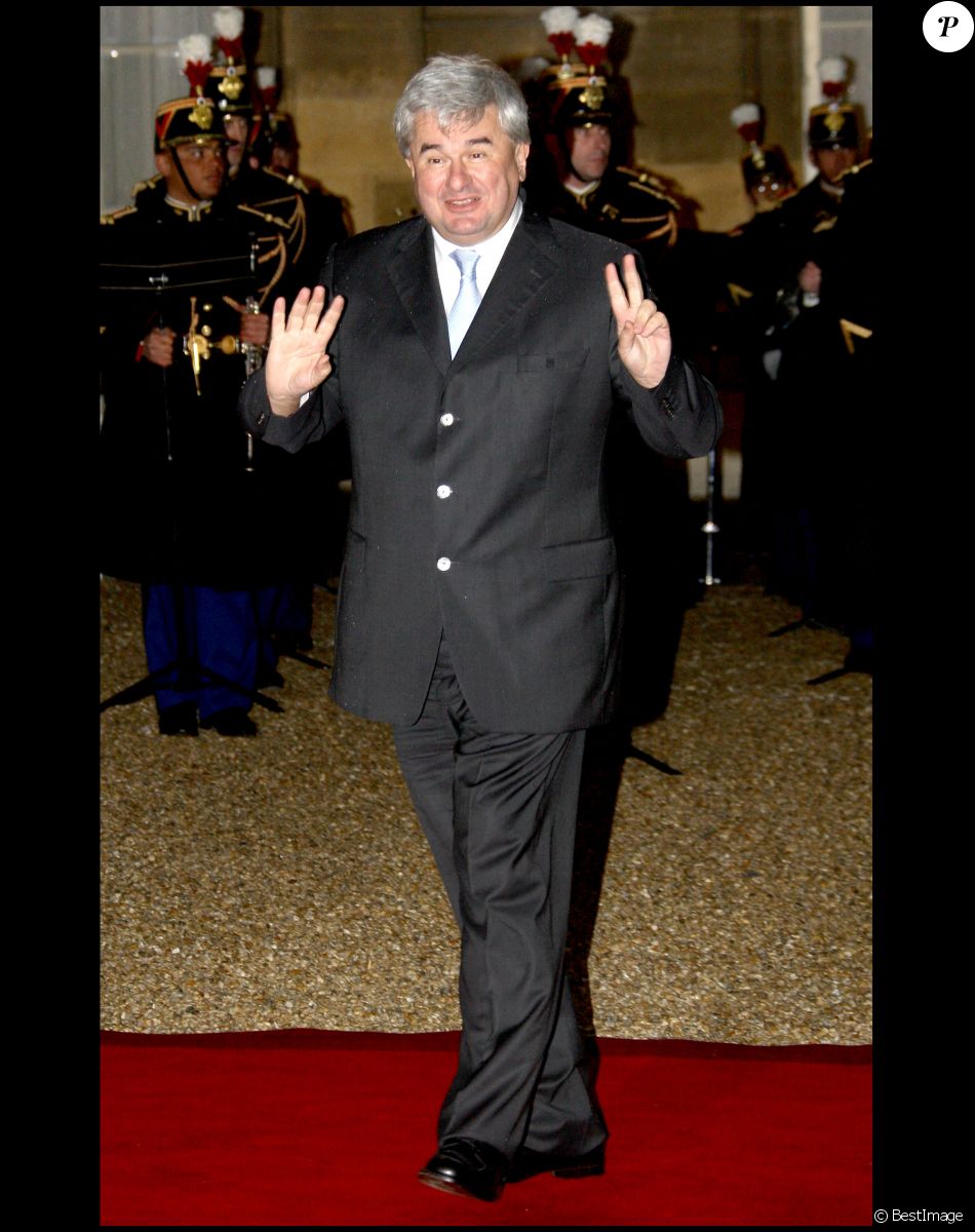 Éric Raoult - Diner d'État en l'honneur de Shimon Peres au palais de l'Élysée.