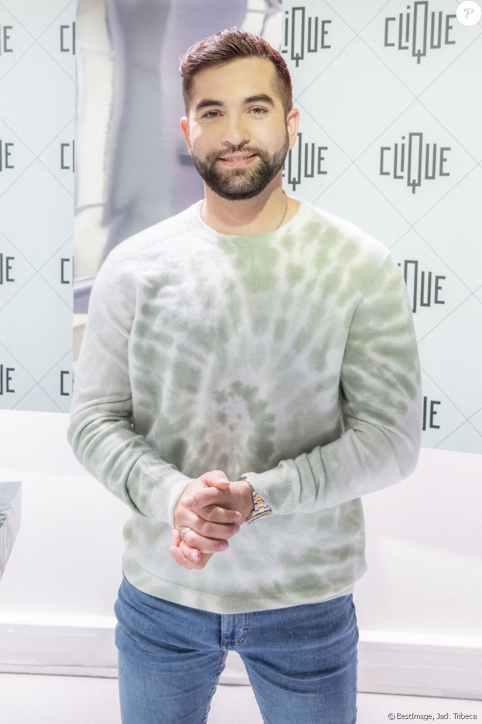 Exclusif - Kendji Girac - Enregistrement de l'émission Clique, présentée par M. Achour et diffusée en clair sur Canal + © Jack Tribeca / Bestimage