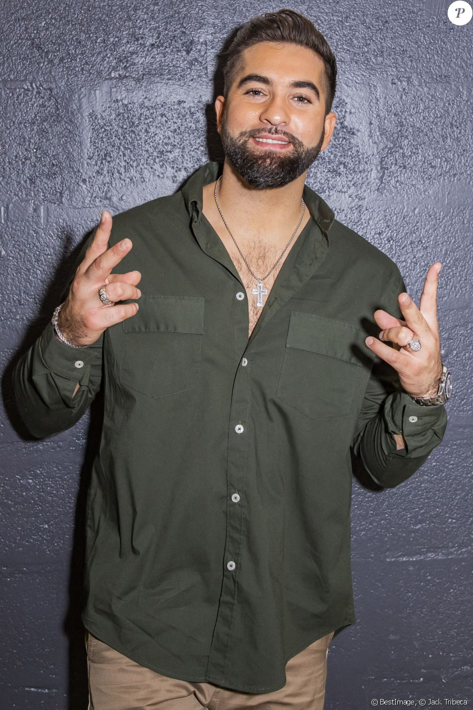 Kendji Girac - Backstage de l'enregistrement de l'émission "On est presque en direct" (OEED), présentée par L.Ruquier, et diffusée sur France 2 le 28 novembre 2020 © Jack Tribeca / Bestimage