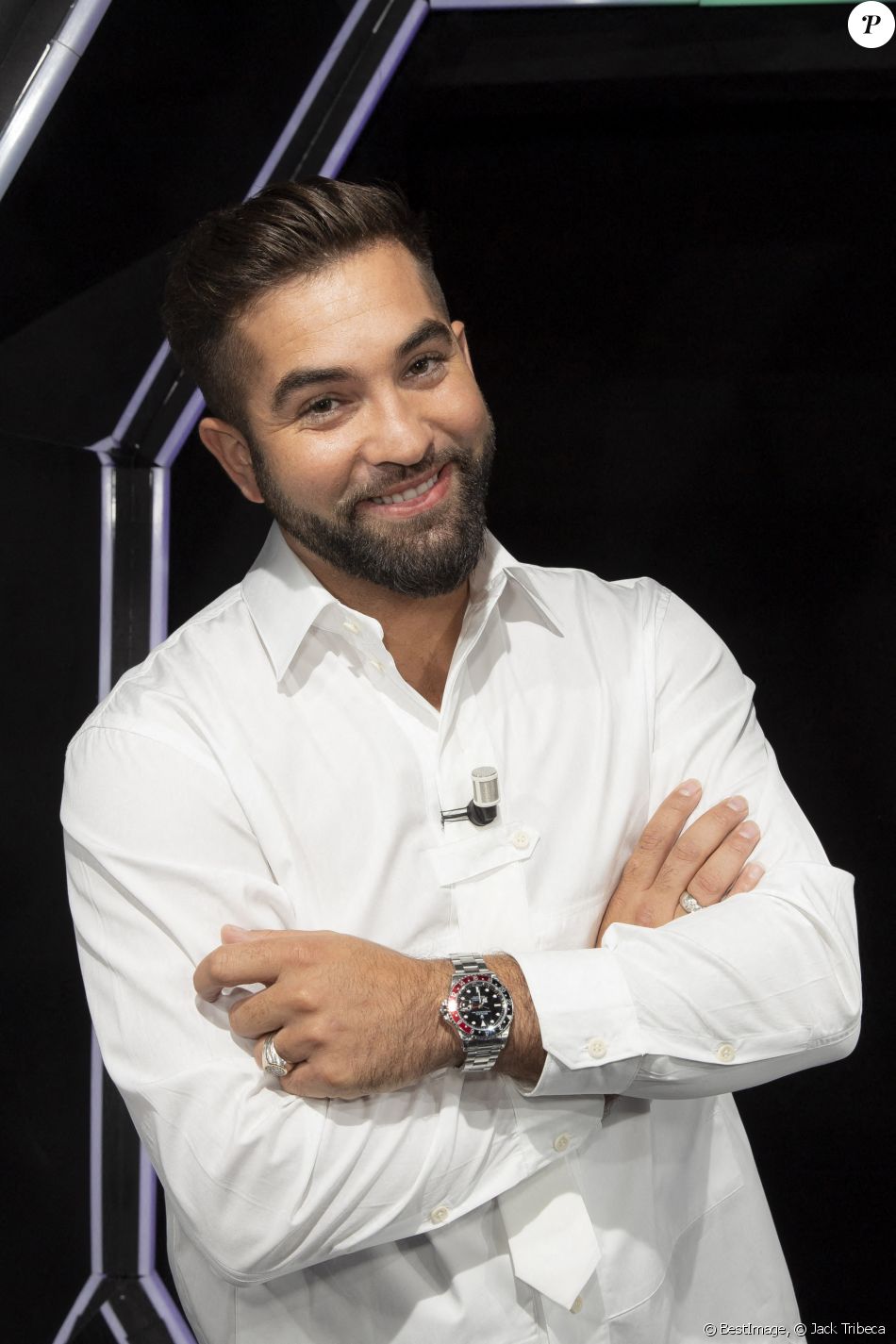 Kendji Girac - Backstage de l'enregistrement de l'émission "Touche Pas à Mon Poste" (TPMP), présentée par Cyril Hanouna et diffusée le 8 octobre sur C8 © Jack Tribeca / Bestimage